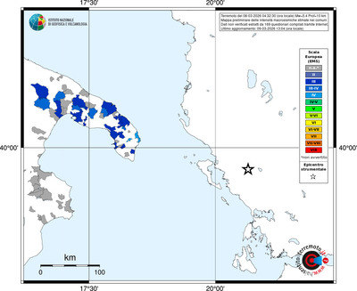 Mappa EMS - territori comuni
