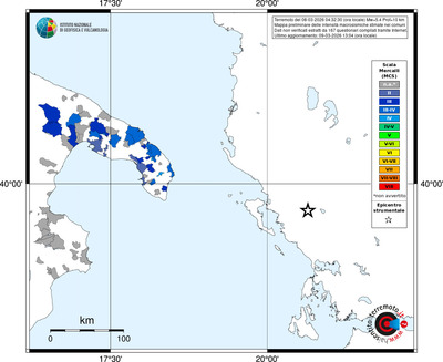 Mappa MCS - territori comuni