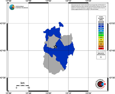 Mappa EMS - territori comuni