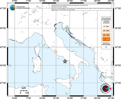 Mappa territorio comunale con almeno 3 questionari
