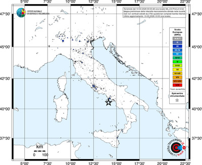Mappa EMS - territori località