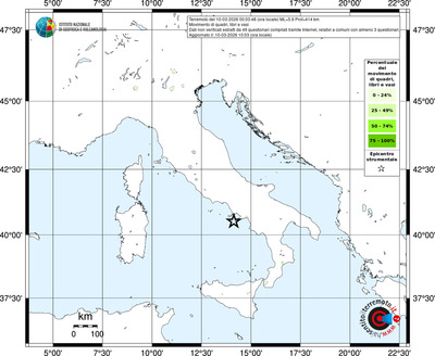 Mappa territorio comunale con almeno 3 questionari
