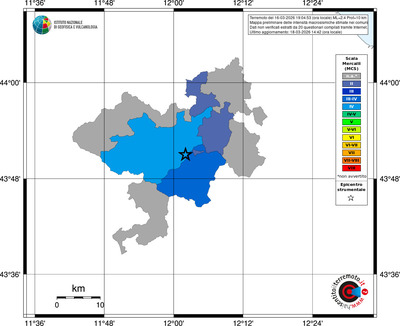 Mappa MCS - territori comuni