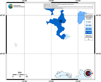 Mappa territorio comunale con almeno 3 questionari