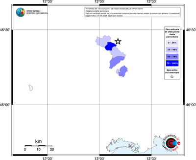 Mappa territorio comunale con almeno 3 questionari