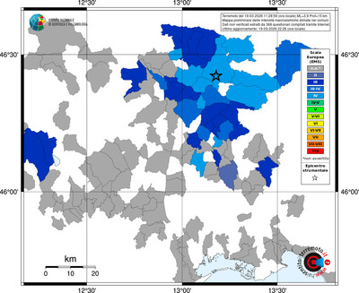 Mappa EMS - territori comuni