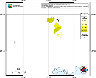 Mappa territorio comunale con almeno 3 questionari