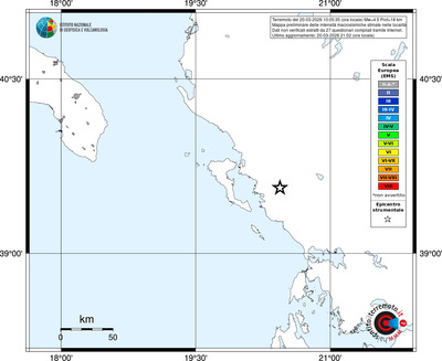 Mappa EMS - territori località
