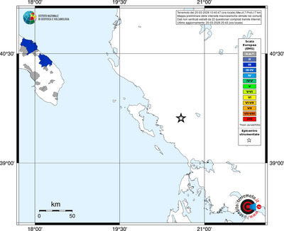 Mappa EMS - territori comuni
