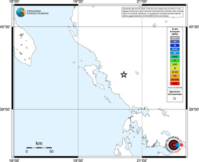 Mappa EMS - territori località