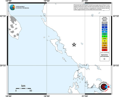 Mappa MCS - territori comuni