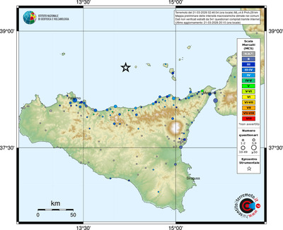 Risentimento macrosismico MCS