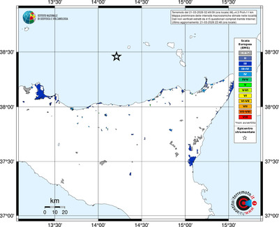 Mappa EMS - territori località