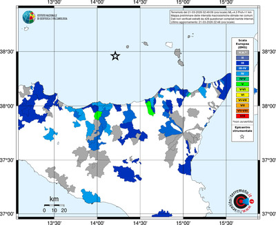 Mappa EMS - territori comuni