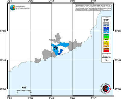 Mappa MCS - territori comuni