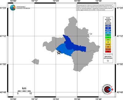 Mappa EMS - territori comuni