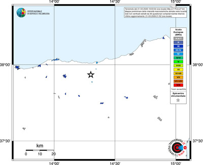 Mappa EMS - territori località