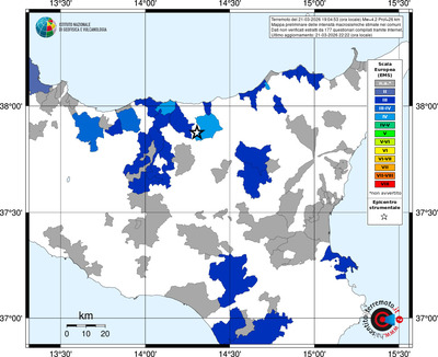 Mappa EMS - territori comuni