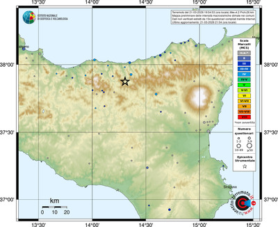 Risentimento macrosismico MCS