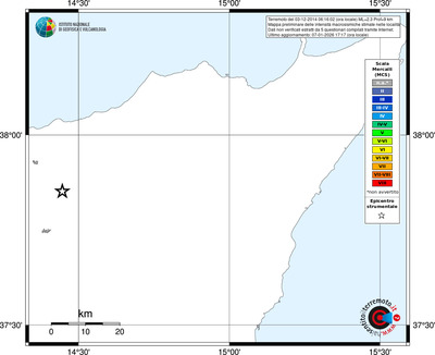 Mappa MCS - territori località