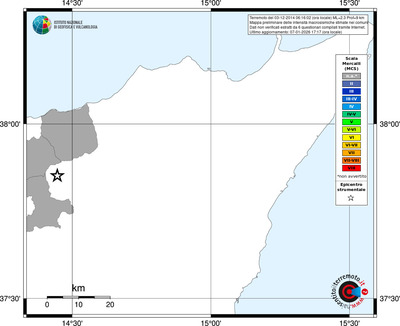 Mappa MCS - territori comuni