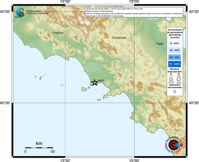 Mappa comuni con almeno 3 questionari