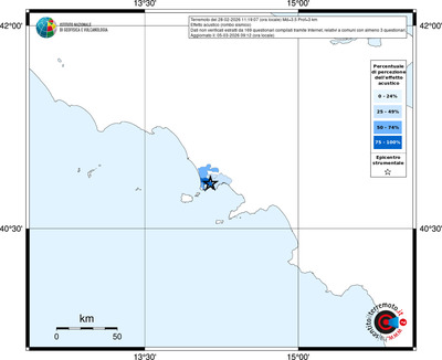 Mappa territorio comunale con almeno 3 questionari