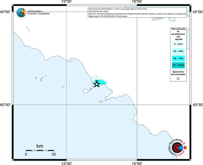 Mappa territorio comunale con almeno 3 questionari