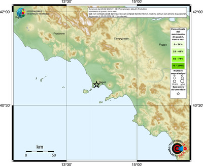 Mappa comuni con almeno 3 questionari