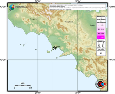 Mappa comuni con almeno 3 questionari