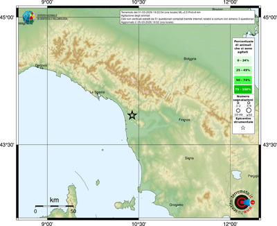 Mappa comuni con almeno 3 questionari