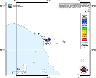 Mappa EMS - territori località