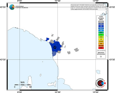 Mappa EMS - territori comuni
