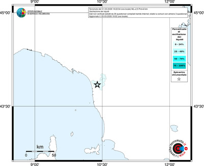 Mappa territorio comunale con almeno 3 questionari