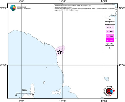Mappa territorio comunale con almeno 3 questionari