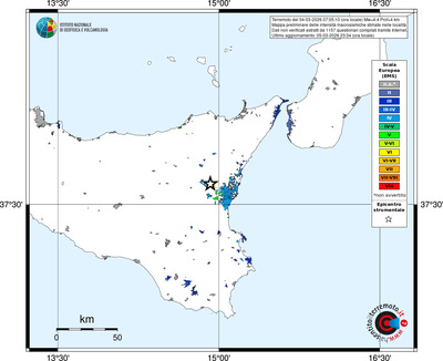 Mappa EMS - territori località