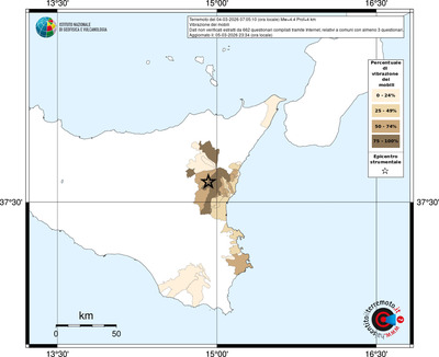 Mappa territorio comunale con almeno 3 questionari