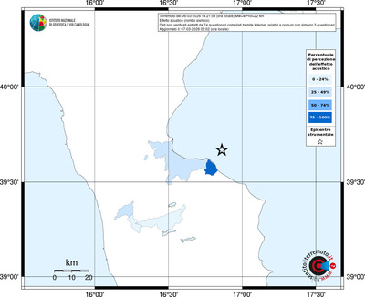 Mappa territorio comunale con almeno 3 questionari