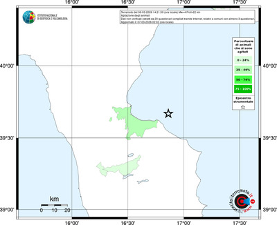 Mappa territorio comunale con almeno 3 questionari