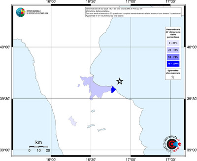 Mappa territorio comunale con almeno 3 questionari