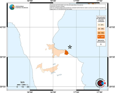 Mappa territorio comunale con almeno 3 questionari