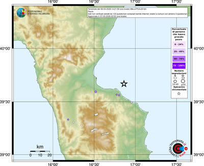 Mappa comuni con almeno 3 questionari