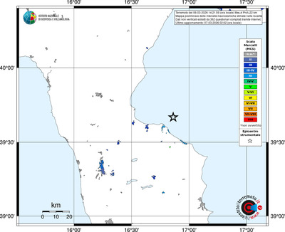 Mappa MCS - territori località