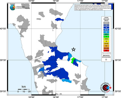 Mappa MCS - territori comuni