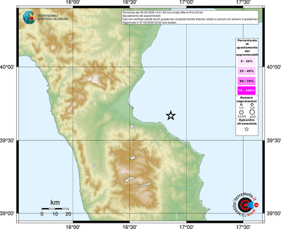 Mappa comuni con almeno 3 questionari