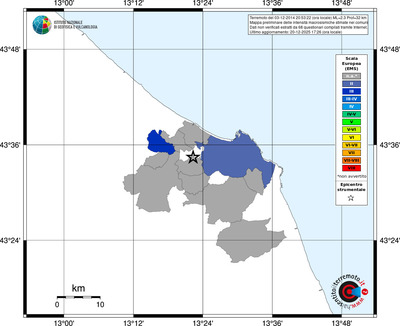 Mappa EMS - territori comuni