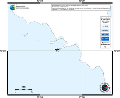 Mappa territorio comunale con almeno 3 questionari