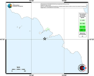 Mappa territorio comunale con almeno 3 questionari