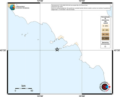 Mappa territorio comunale con almeno 3 questionari