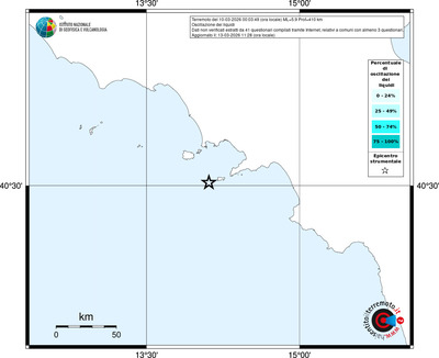Mappa territorio comunale con almeno 3 questionari